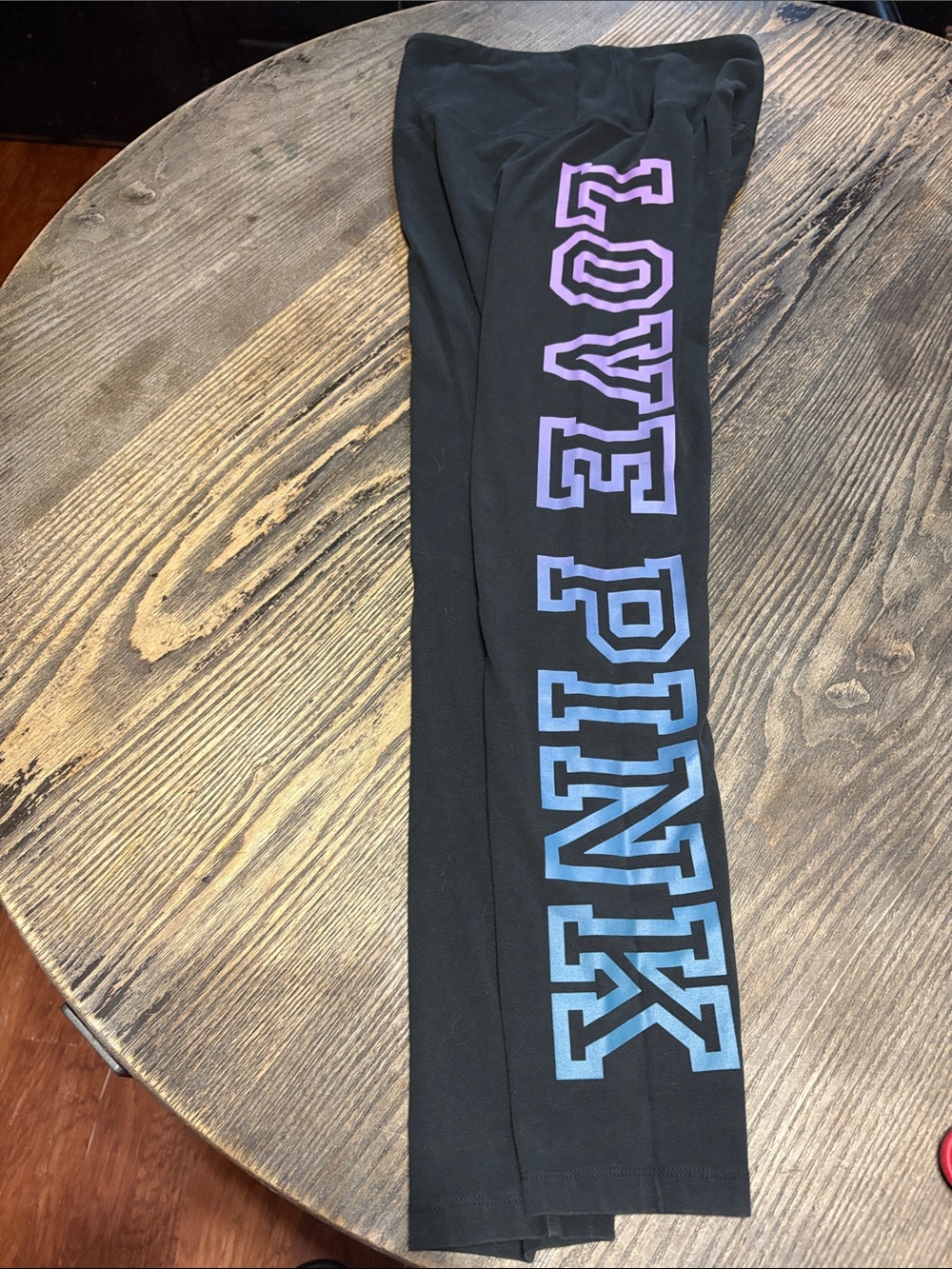 PINK ombré leggings